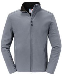 Russell - Essential Soft Shell Jacket (Iron) - Lyst