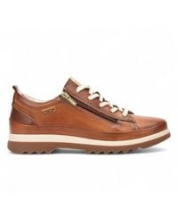 Pikolinos - Brandy Leather Laces & Zipper Trainers - Lyst