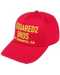 DSquared² - Bros Of Toronto Baseball Cap Hat Cotton - Lyst