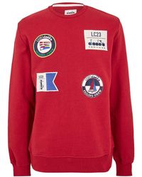 Diadora - Sailing Patch Crew Neck Long Sleeve Sweatshirt - Lyst