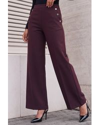 Roman - Button Pocket Full Length Trousers - Lyst