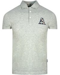 Aquascutum - Check A Logo Polo Shirt Cotton - Lyst