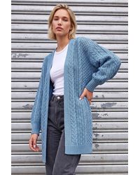 Roman - Chunky Cable Cardigan - Lyst