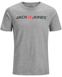 Jack & Jones - T-Shirt With Print, R-Neck - Lyst
