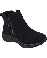 Skechers - Easy Going Urban Zip Leather Boots - Lyst