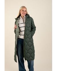 Harvey & Jones - Lightweight Water Resistant Longline Quilted Jacket - Lyst