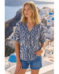 Roman - Spot Foil Print Collared Shirt - Lyst