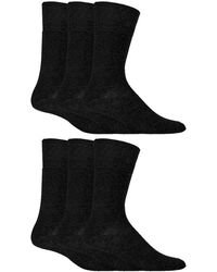 Gentle Grip - 6 Pair Multipack Diabetic Sock With Honey Comb Top And Hand Linked Toe Seams - Lyst