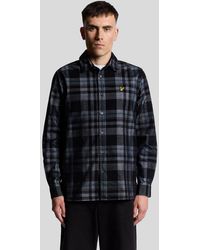 Lyle & Scott - Tartan Check Corduroy Shirt - Lyst