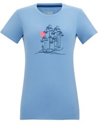 Regatta - Ladies Fingal Trees Stretch T-Shirt (Washed Denim) - Lyst