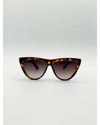 SVNX - Flat Top Round Sunglasses - Lyst