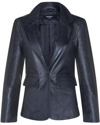 Infinity Leather - One Button Blazer Jacket-Newhaven - Lyst