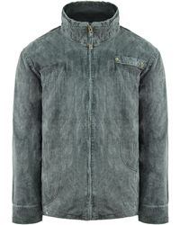 Trespass - Long Sleeve Zip Up Southgate Canvas Jacket Majkcad10007 Shark Cotton - Lyst