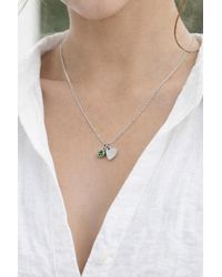 SVNX - Mini Heart & August Birthstone Necklace - Lyst