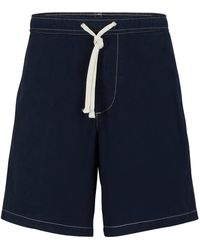 BOSS - Karlos Cotton Casual Shorts (Dark) - Lyst