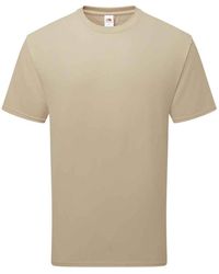Fruit Of The Loom - Adult Cotton T-Shirt (Desert) - Lyst