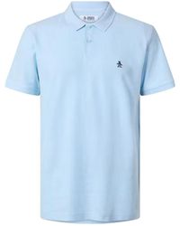 Original Penguin - Embroidered Logo Polo Shirt (Water) - Lyst