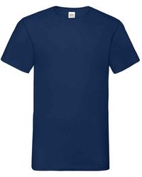 Fruit Of The Loom - Value V Neck T-Shirt Cotton - Lyst