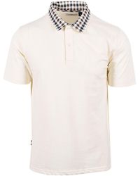 Aquascutum - Club Check Collar Polo Old - Lyst