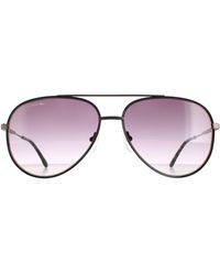 Lacoste - Aviator Matte Dark Gradient L247S Metal - Lyst