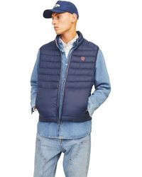 Jack & Jones - Sleeveless Gilet – Zipper Closure And High Neck - Lyst