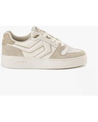 Levi's - Levi's Glide L Trainers Ecru - Lyst