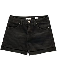 H&M - Denim Turn Hem Shorts Cotton - Lyst