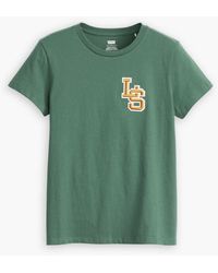 Levi's - Levi's Ls Monogram Tee Bistro The Perfect T-Shirt - Lyst
