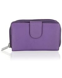 Woodland Leathers - Genuine Smooth Leather Organiser Purse Card Holder Wallet By - Lyst