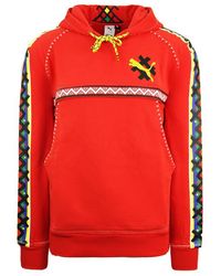 PUMA - X Jahnkoy Hoodie Logo Printed Jumper Sweatshirt 596680 47 Cotton - Lyst
