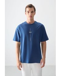 TOMMY LIFE - Oversized Printed Crew Neck T-Shirt - Lyst