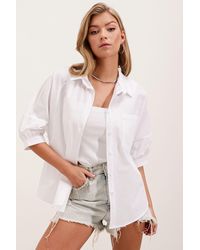 Bigdart - Loose Fit Poplin Shirt With Pocket - Lyst