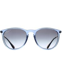 Ray-Ban - Round Transparent Gradient Polarized Rb4171 Erika - Lyst