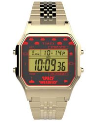Timex - T80 X Space Invaders Watch Tw2V30100 Stainless Steel (Archived) - Lyst