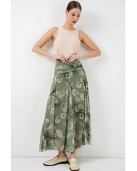 Bigdart - High Waist Paisley Maxi Skirt - Lyst