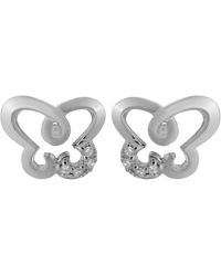 Orphelia - 'Joya' 925 Sterling Stud Earrings - Lyst