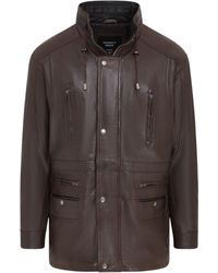 Infinity Leather - Soft Italian Parka Coat-Winnipeg Lamb Leather - Lyst