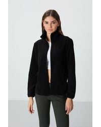 TOMMY LIFE - Plush Zip-Front Sweatshirt - Lyst