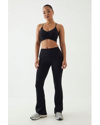 DSGN Studio - Sculpt Fold Over Waist Flared Legging - Lyst