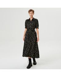 S&J Weekends - Shirt-Jurk Met Gezwollen Mouwen En Lieveheersbeestje Print - Lyst