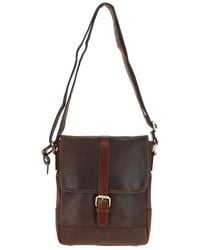 Fenland Sheepskin - Vintage Oily Leather Travel Bag - Lyst