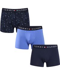 Tommy Hilfiger - Trunks 3 Pack Th Orginal Logo Wasiband Stretch Soft - Lyst