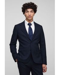 BoohooMAN - Slim Single Breasted Suit Jacket - Lyst