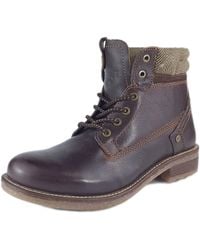 Wrangler - Hill Tweed Leather Lace Up Boots - Lyst
