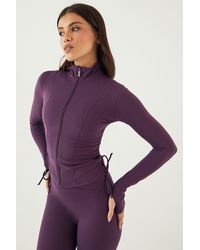 DSGN Studio - Sculpt Ruched Side Sports Jacket - Lyst