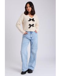 Urban Bliss - Bow Front Cardigan - Lyst