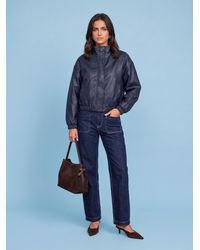 Urban Bliss - Pu Oversized Jacket - Lyst