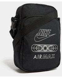 nike air heritage flight bag in white
