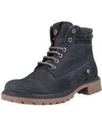 Wrangler - Creek Leather Lace Up Boots - Lyst