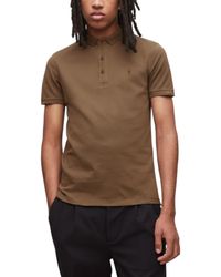 AllSaints - Polo Shirt Reform Summer Pique Casual Short Sleeve Pullover Tee - Lyst